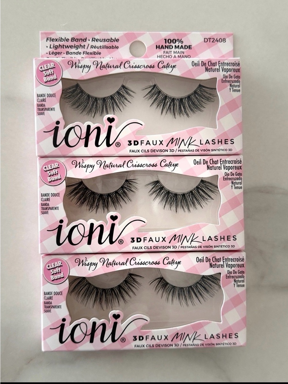 Wispy Natural 3D Faux Mink Lashes – Black